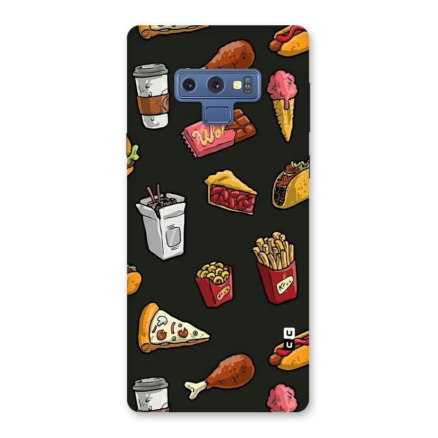Foodie Pattern Back Case for Galaxy Note 9