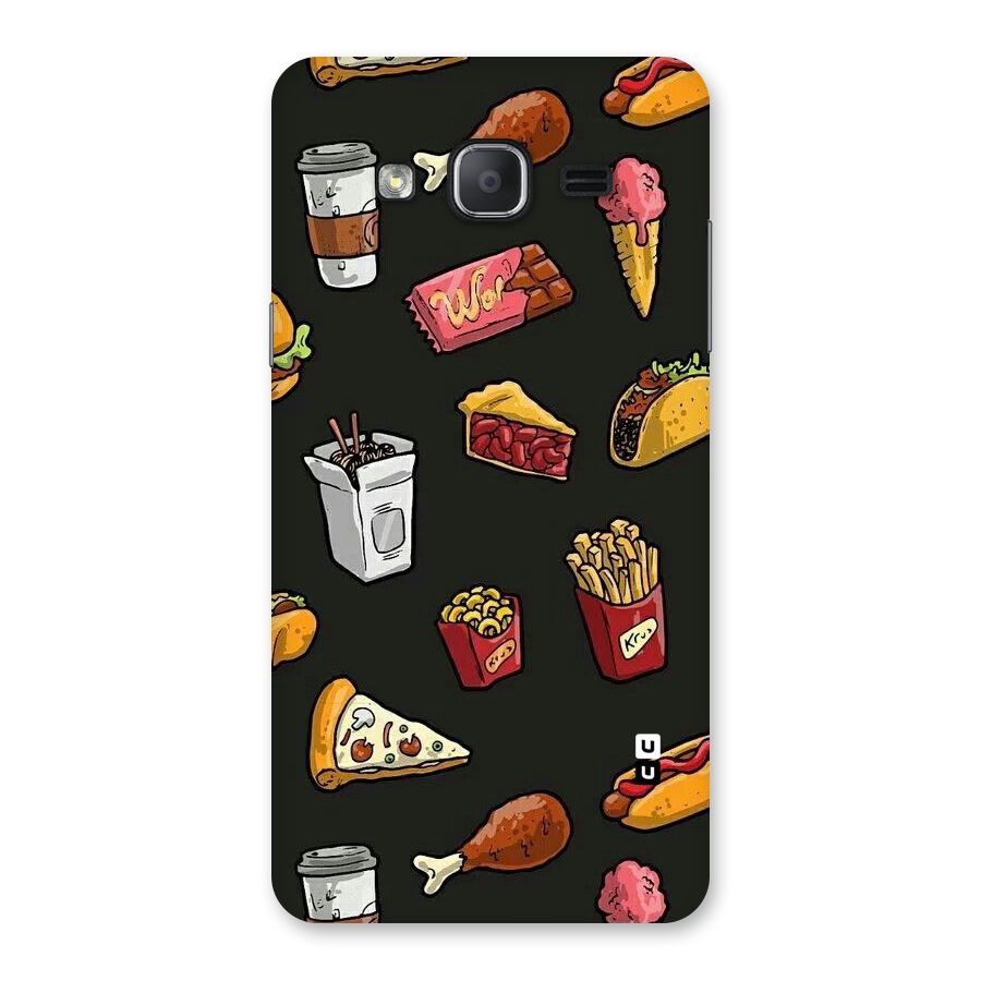 Foodie Pattern Back Case for Galaxy On7 2015