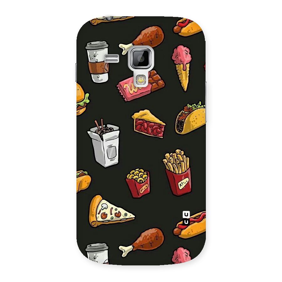 Foodie Pattern Back Case for Galaxy S Duos