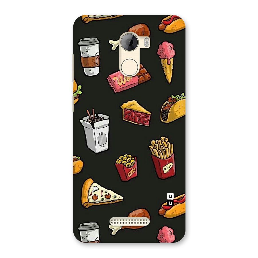 Foodie Pattern Back Case for Gionee A1 LIte