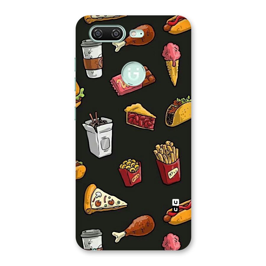 Foodie Pattern Back Case for Gionee S10