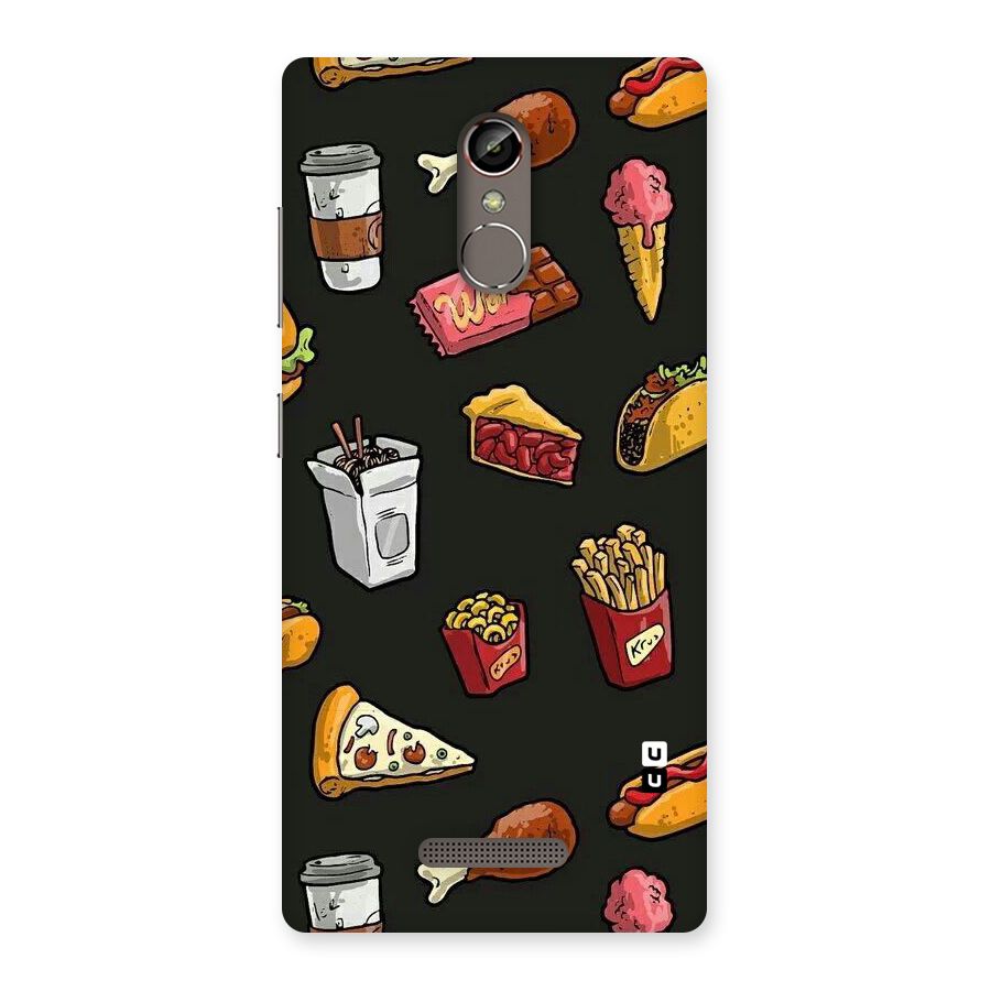 Foodie Pattern Back Case for Gionee S6s