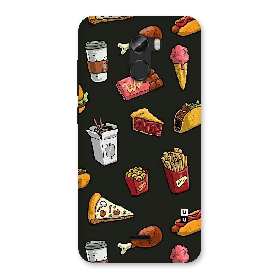 Foodie Pattern Back Case for Gionee X1