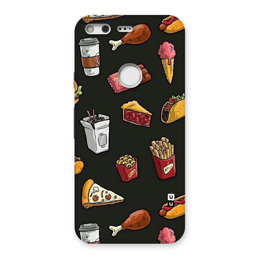 Foodie Pattern Back Case for Google Pixel