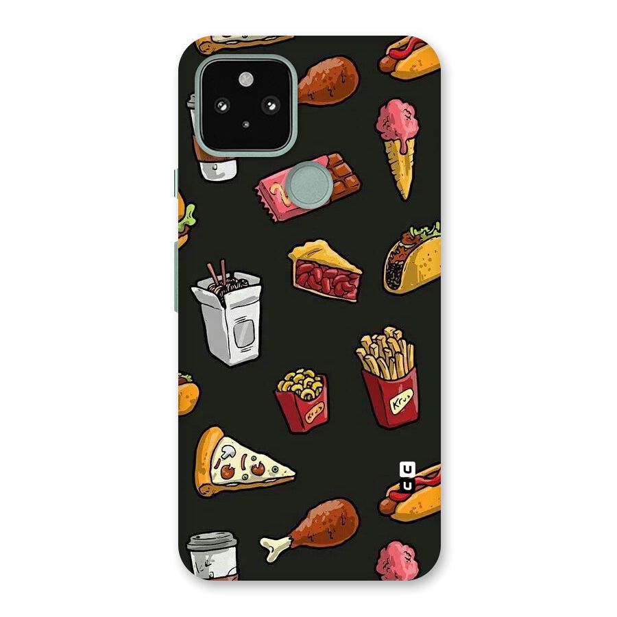 Foodie Pattern Back Case for Google Pixel 5