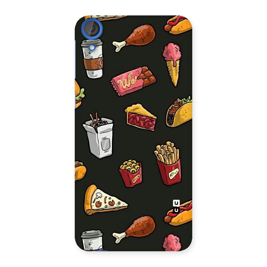 Foodie Pattern Back Case for HTC Desire 820s