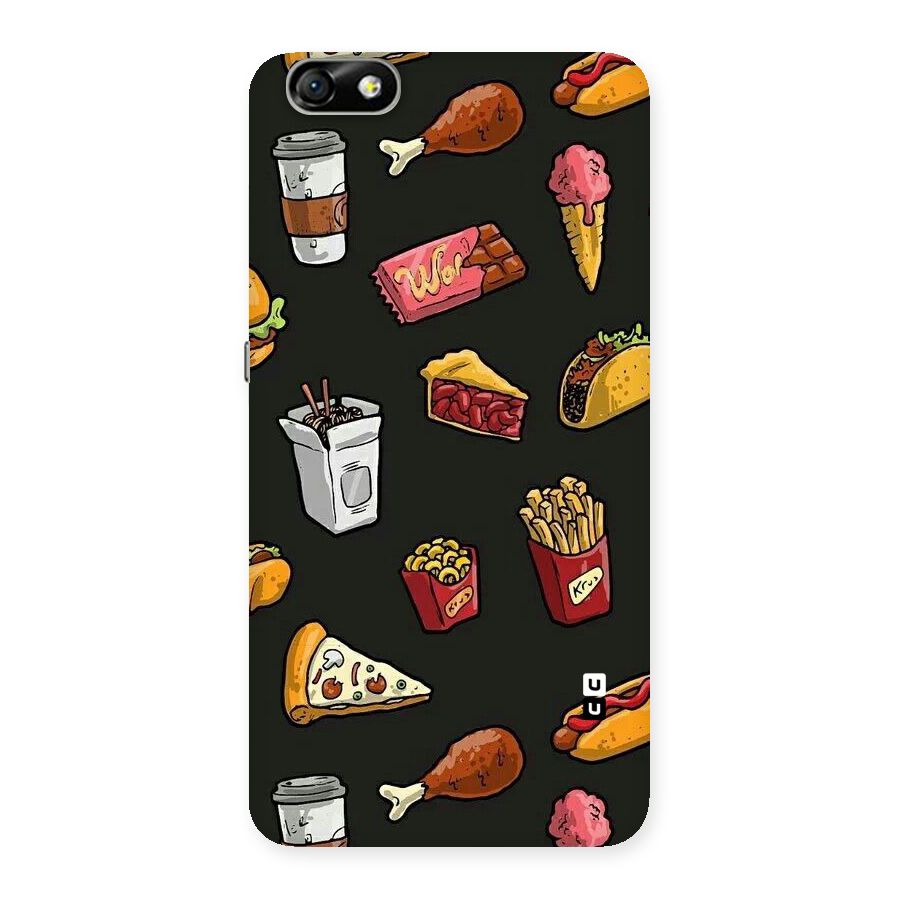 Foodie Pattern Back Case for Honor 4X