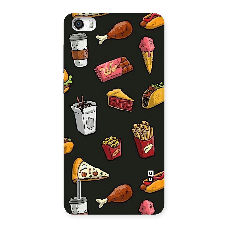 Foodie Pattern Back Case for Honor 6