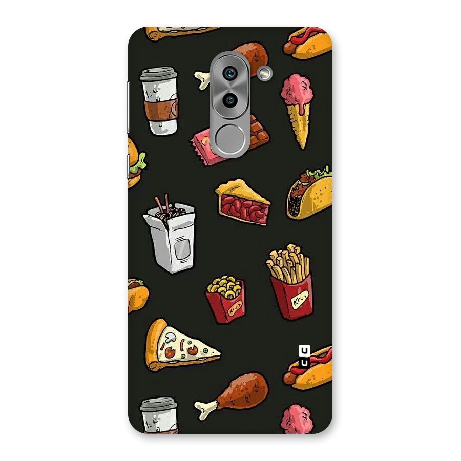 Foodie Pattern Back Case for Honor 6X