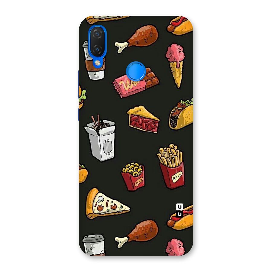 Foodie Pattern Back Case for Huawei P Smart+
