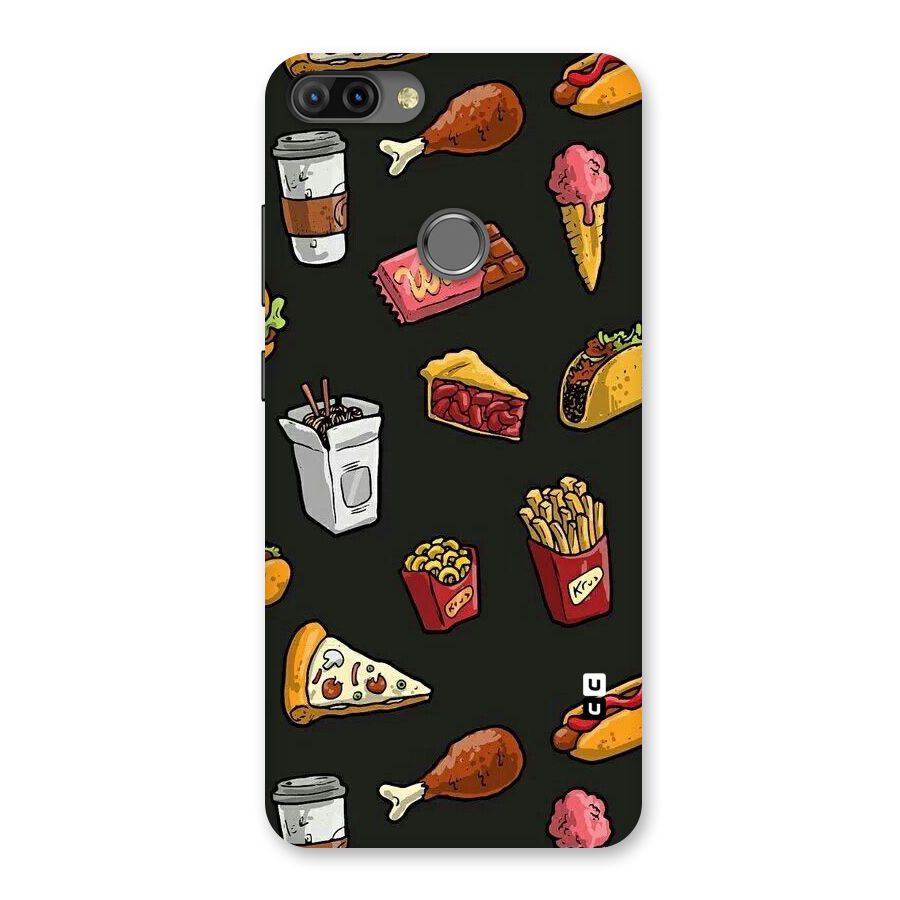 Foodie Pattern Back Case for Infinix Hot 6 Pro