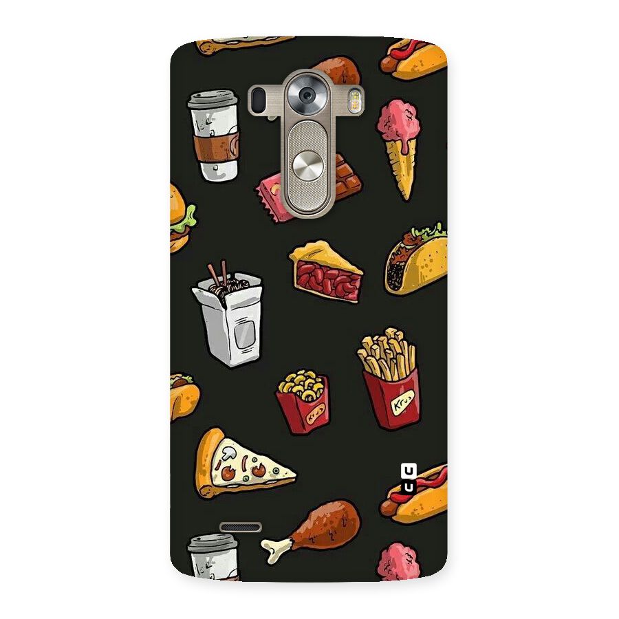 Foodie Pattern Back Case for LG G3