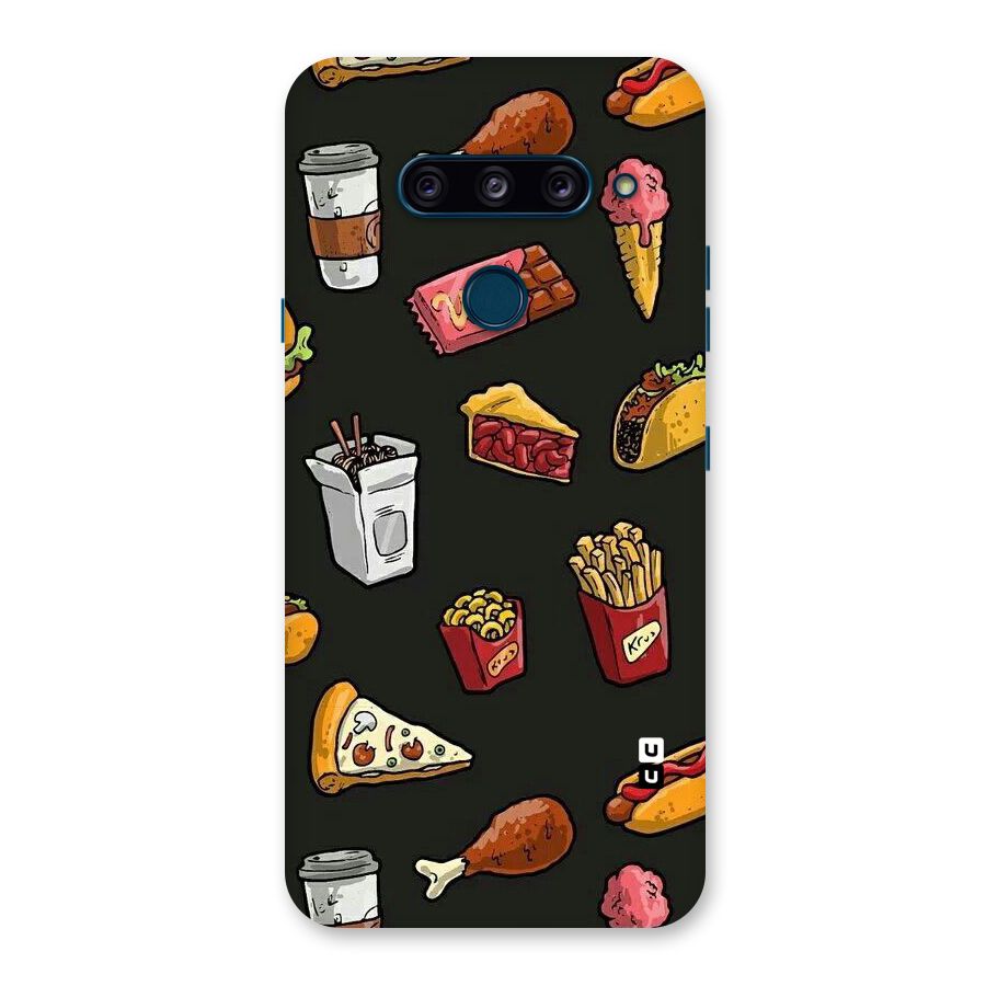 Foodie Pattern Back Case for LG  V40 ThinQ
