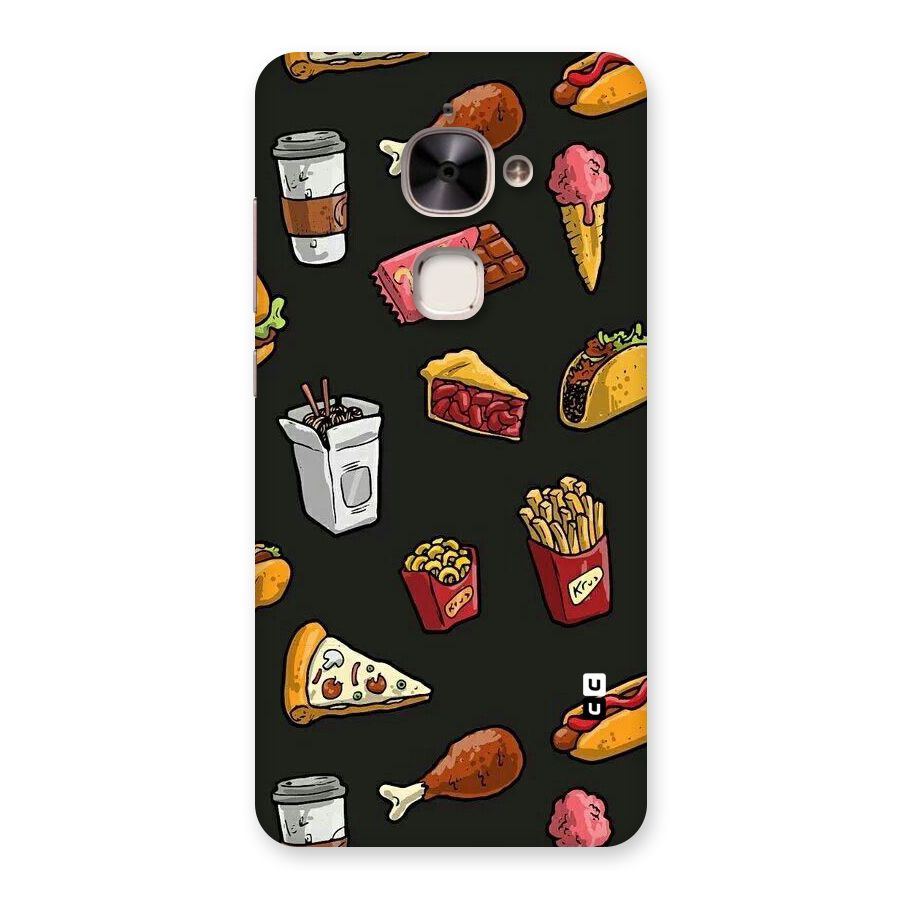 Foodie Pattern Back Case for Le 2
