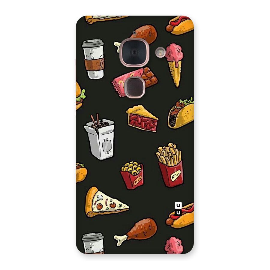 Foodie Pattern Back Case for Le Max 2