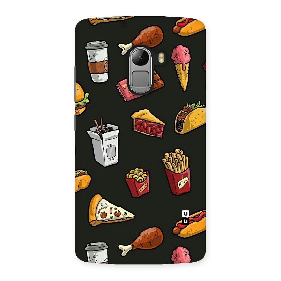Foodie Pattern Back Case for Lenovo K4 Note