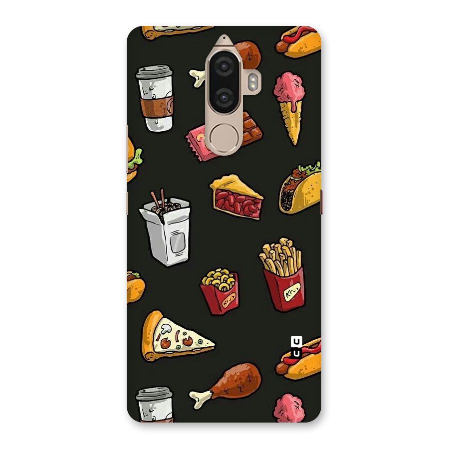 Foodie Pattern Back Case for Lenovo K8 Note