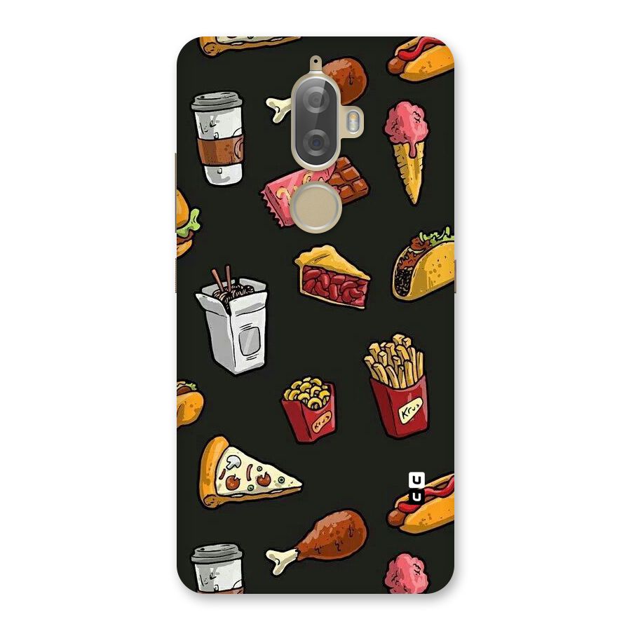 Foodie Pattern Back Case for Lenovo K8 Plus