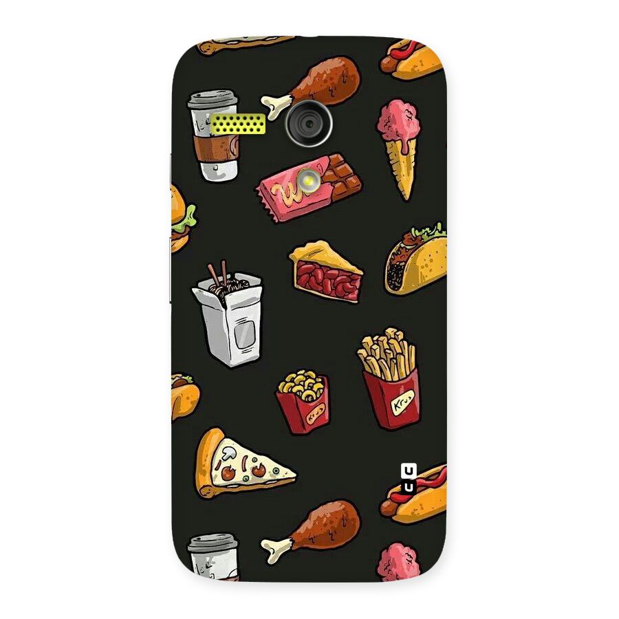 Foodie Pattern Back Case for Moto G