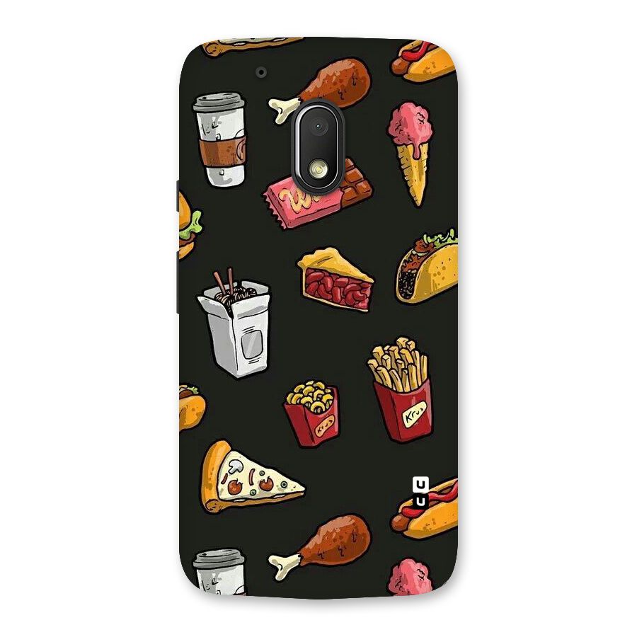 Foodie Pattern Back Case for Moto G4 Play