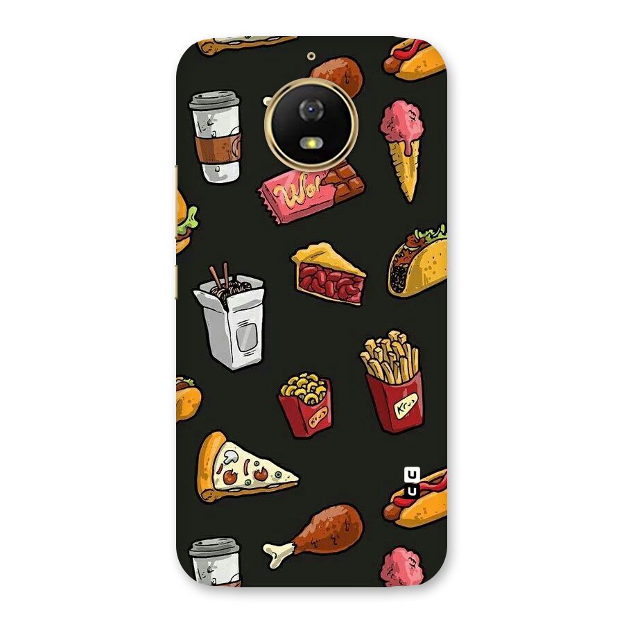 Foodie Pattern Back Case for Moto G5s