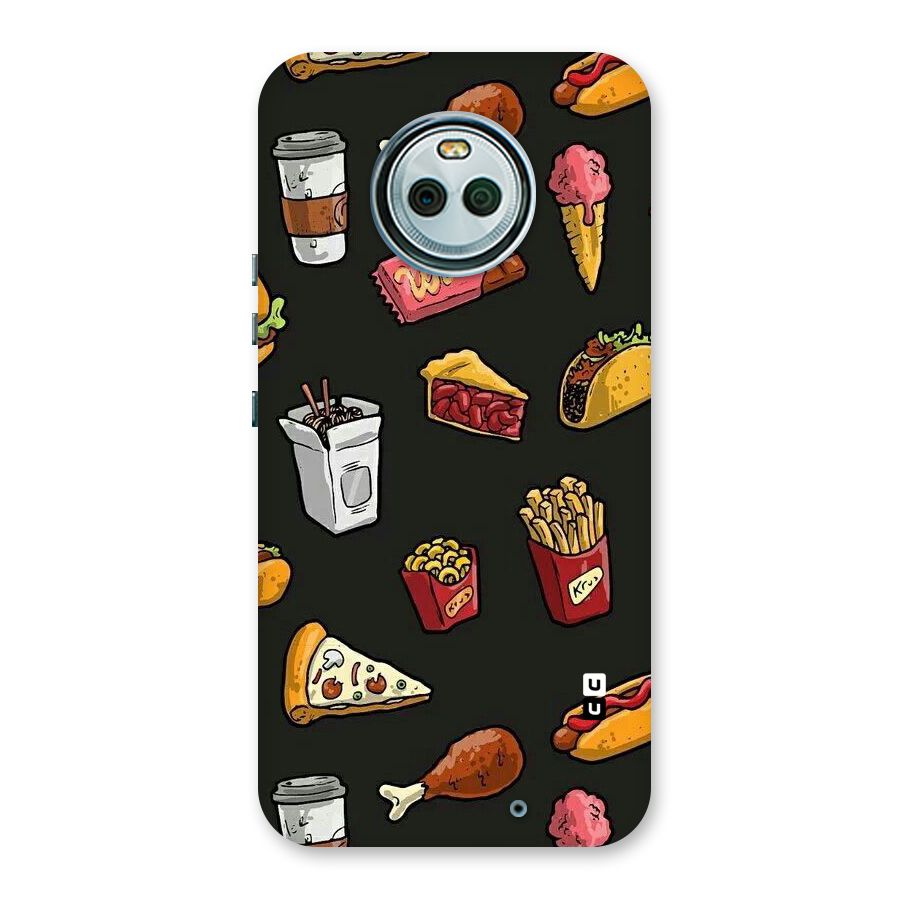 Foodie Pattern Back Case for Moto X4