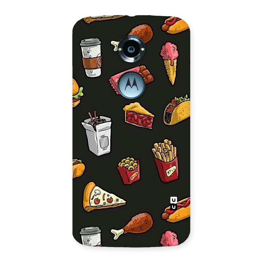 Foodie Pattern Back Case for Moto X 2nd Gen