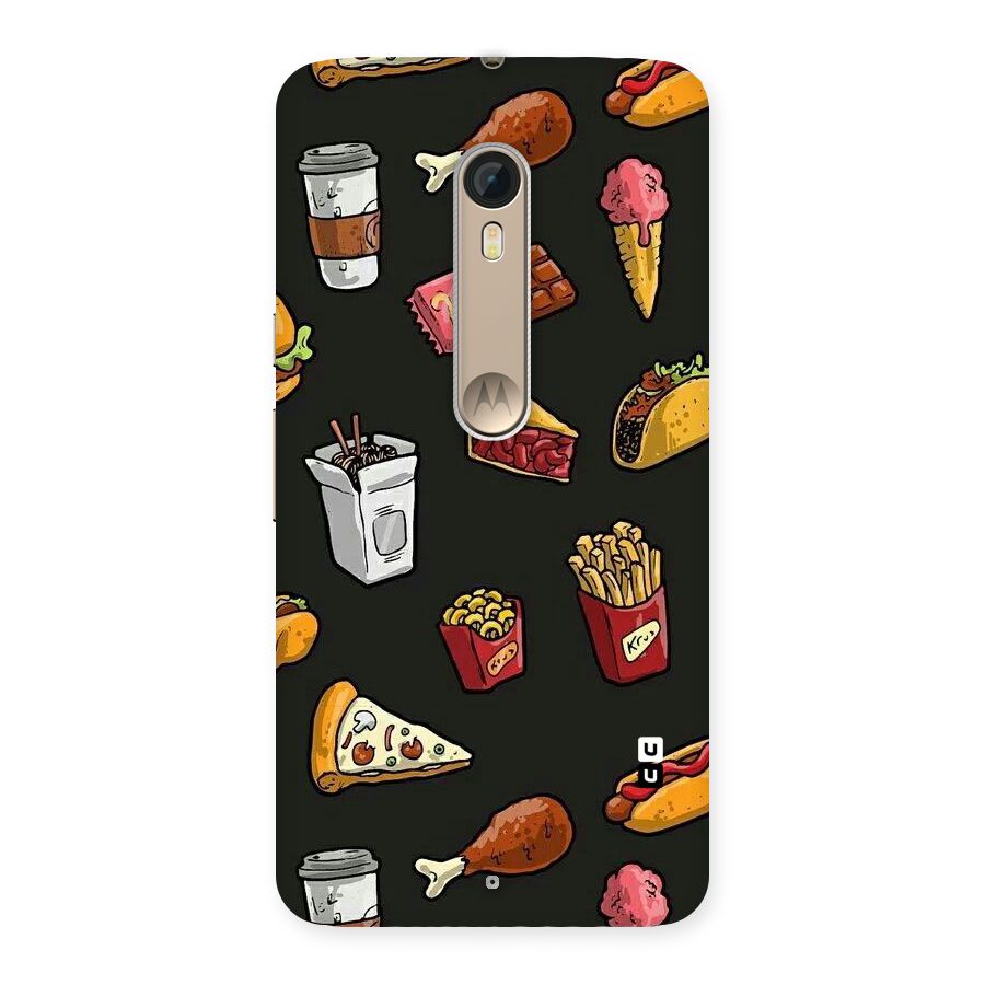 Foodie Pattern Back Case for Motorola Moto X Style