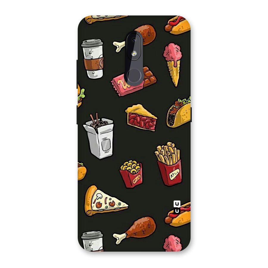 Foodie Pattern Back Case for Nokia 3.2