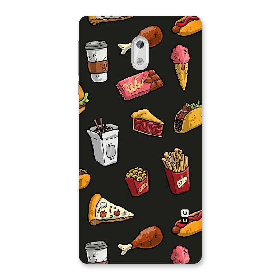 Foodie Pattern Back Case for Nokia 3