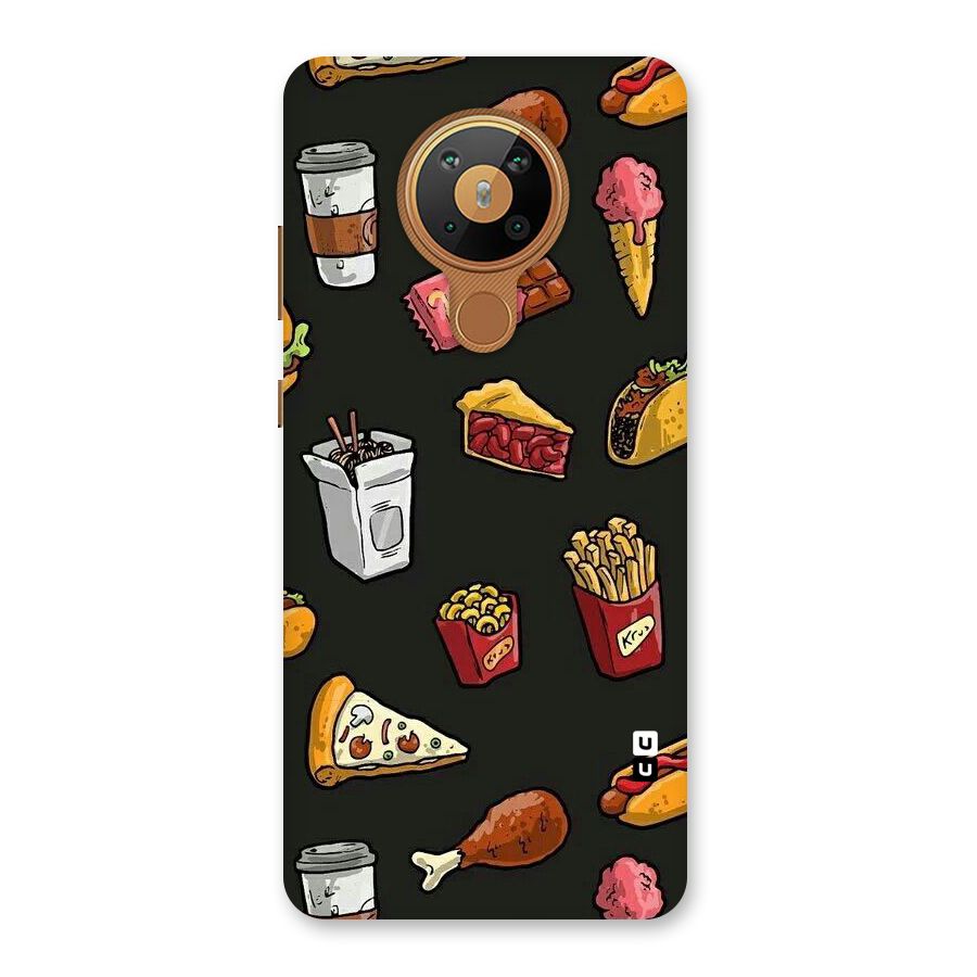 Foodie Pattern Back Case for Nokia 5.3