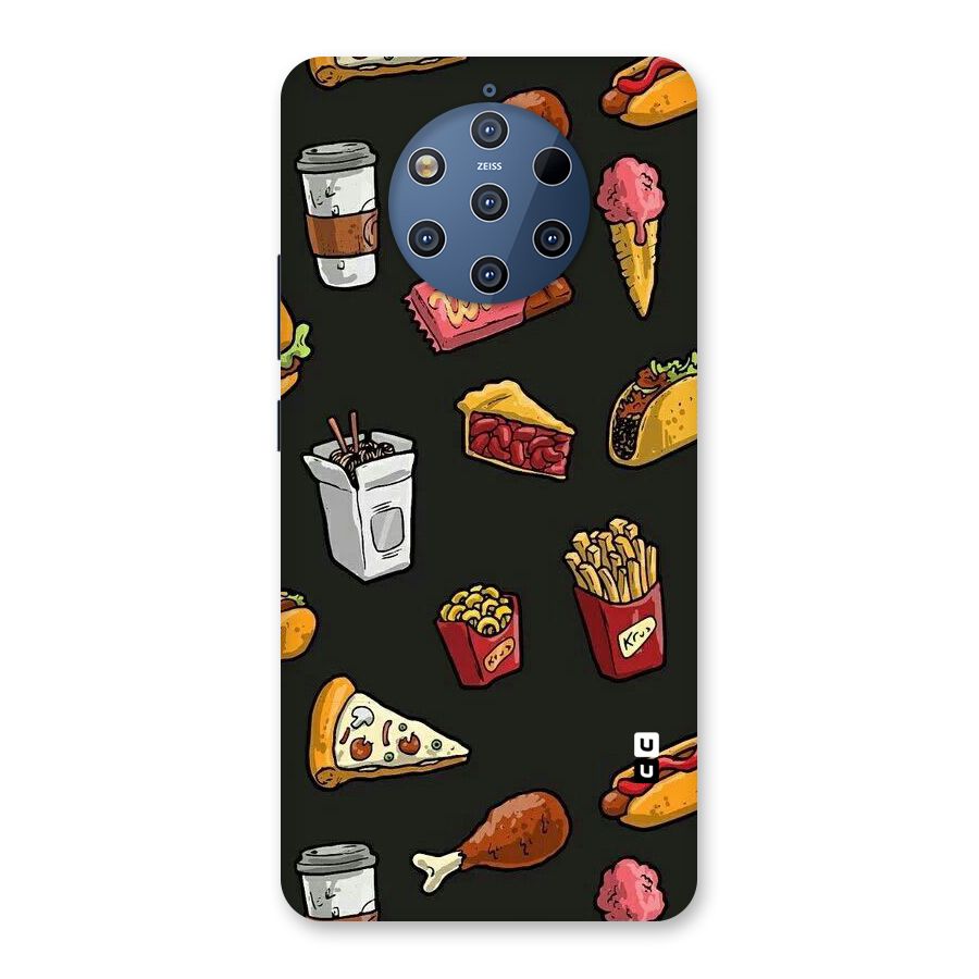 Foodie Pattern Back Case for Nokia 9 PureView