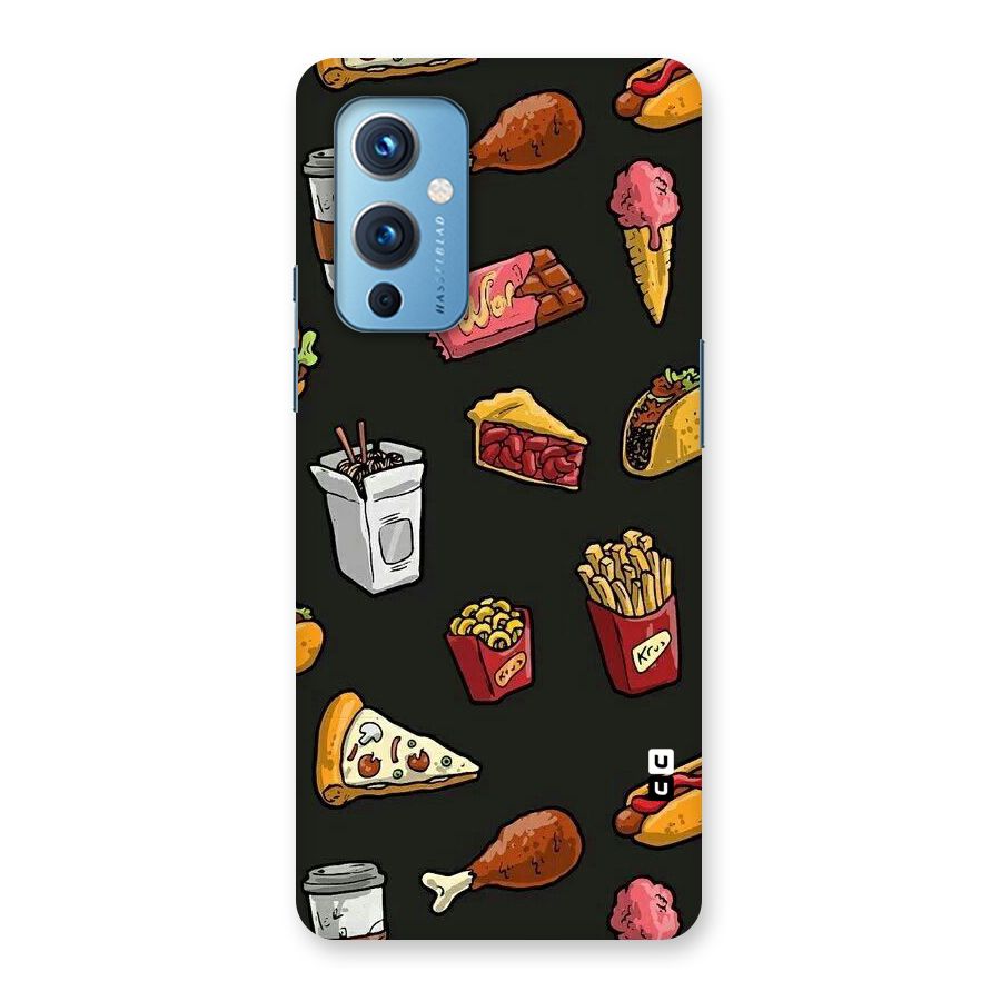 Foodie Pattern Back Case for OnePlus 9
