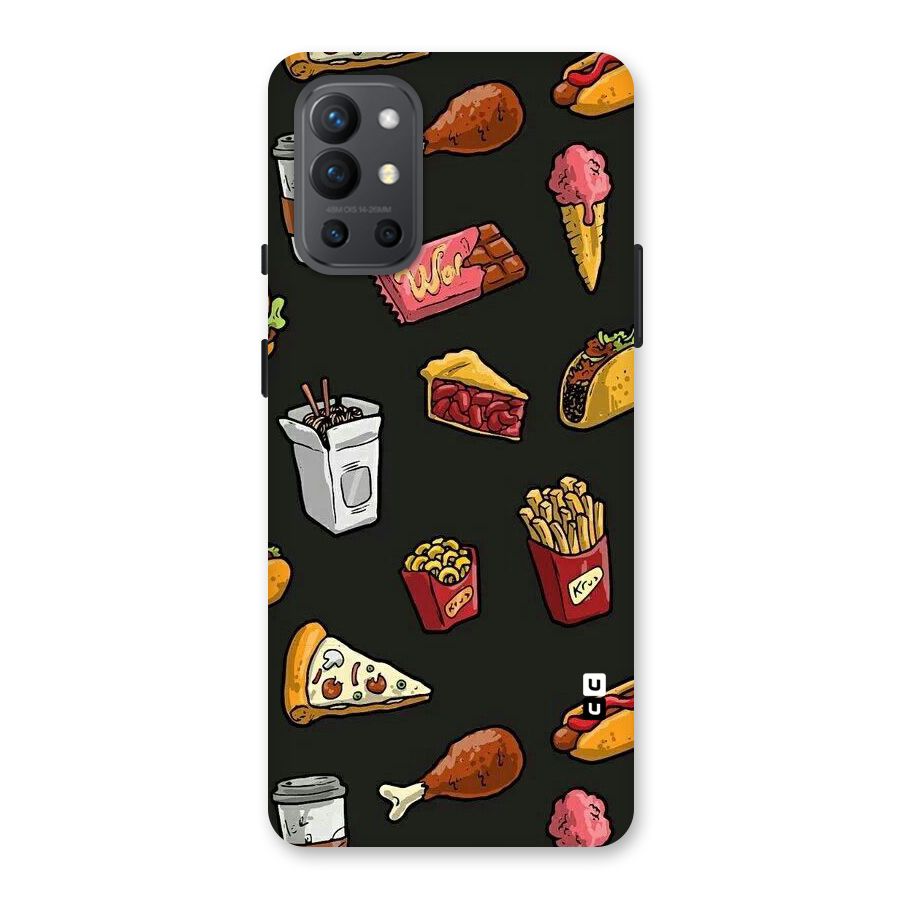 Foodie Pattern Back Case for OnePlus 9R