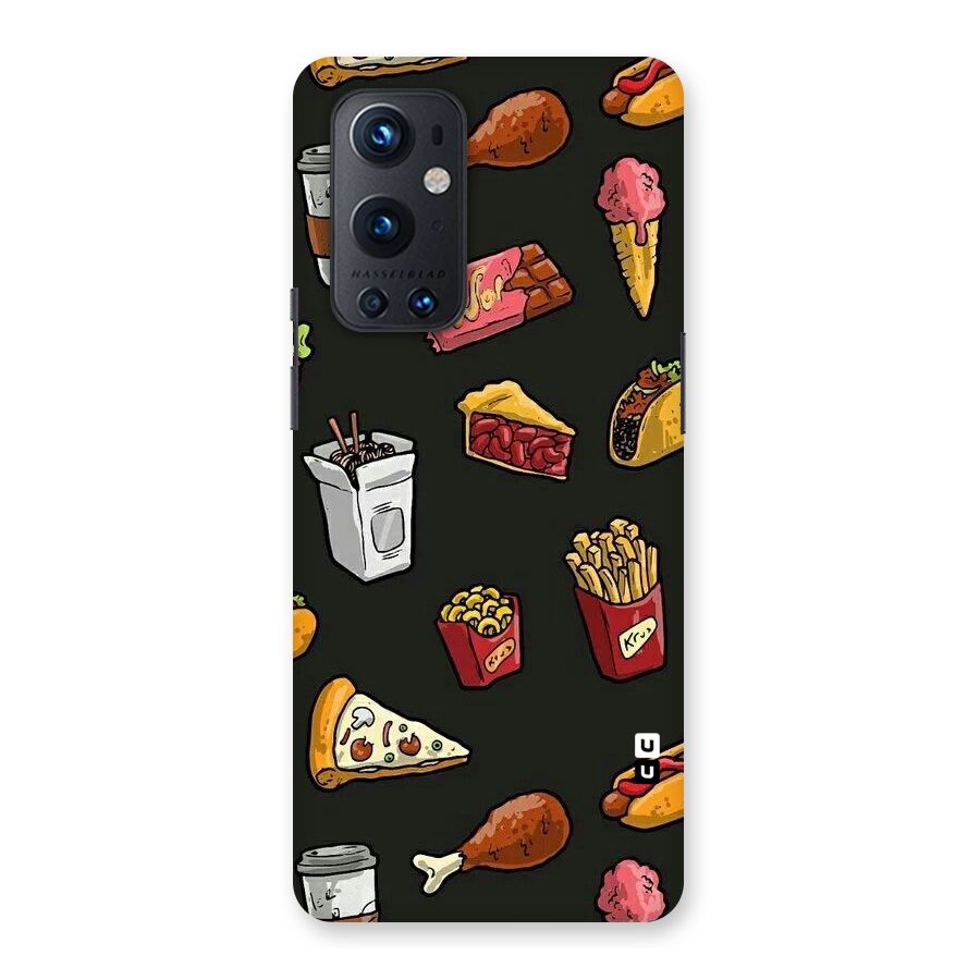 Foodie Pattern Back Case for OnePlus 9 Pro