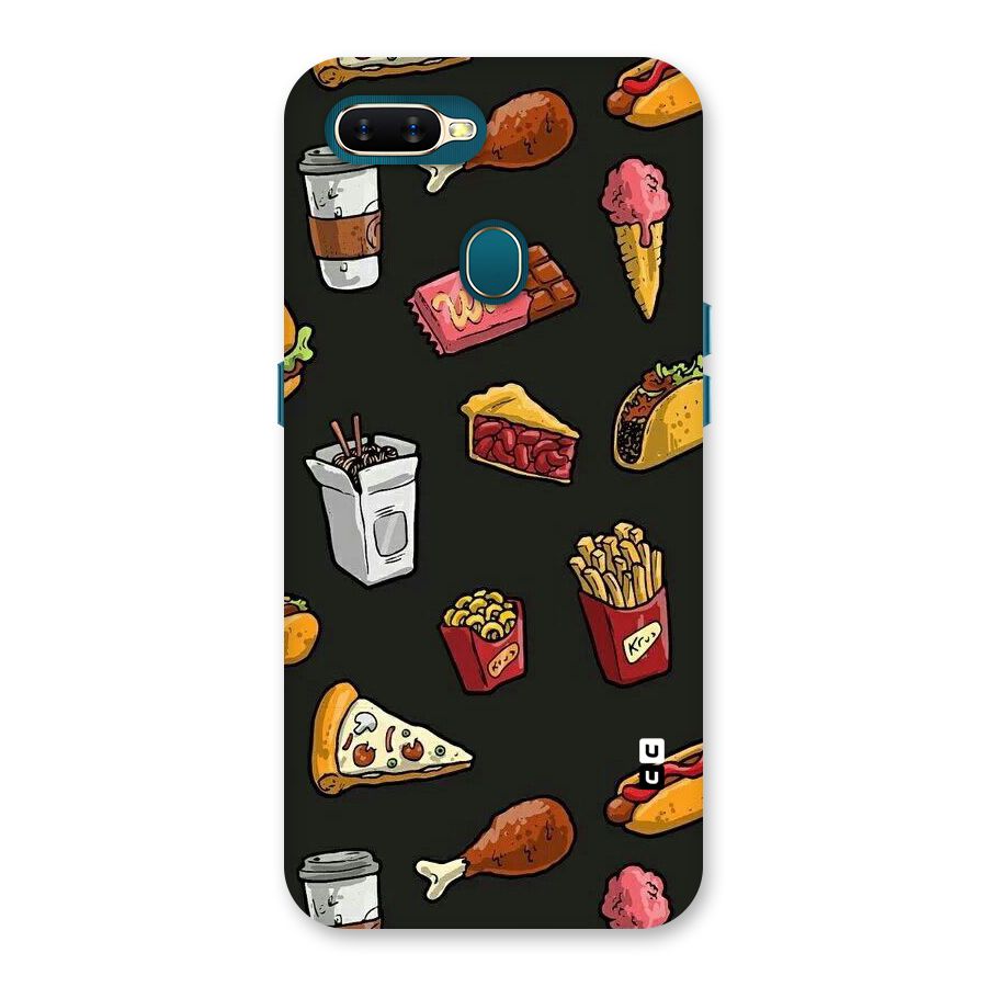 Foodie Pattern Back Case for Oppo A11k