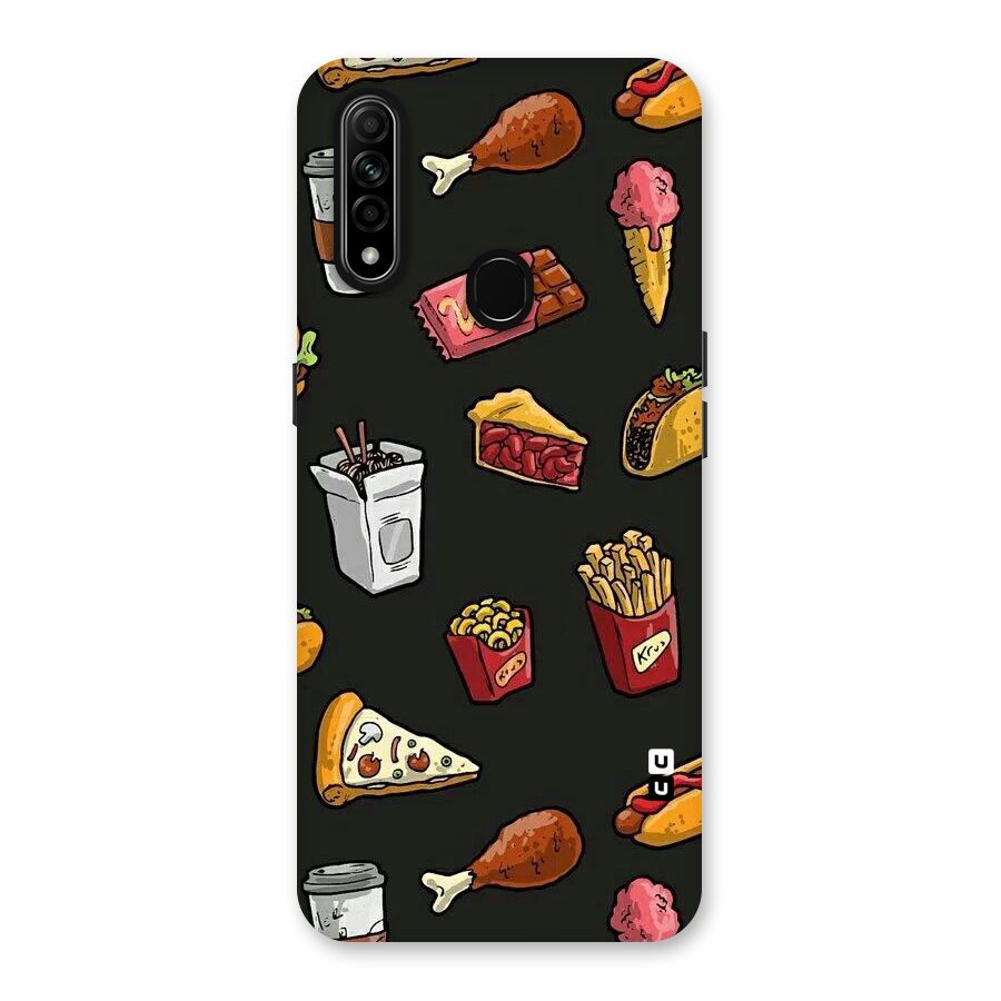 Foodie Pattern Back Case for Oppo A31