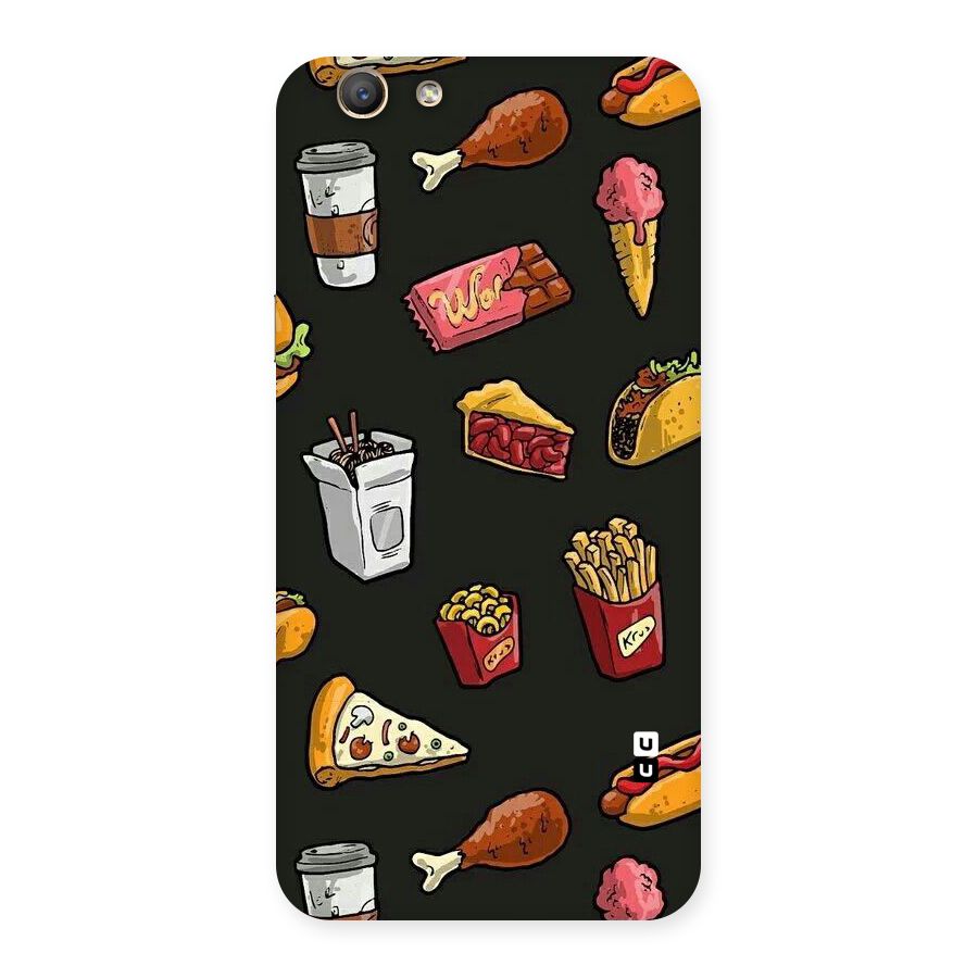 Foodie Pattern Back Case for Oppo A59