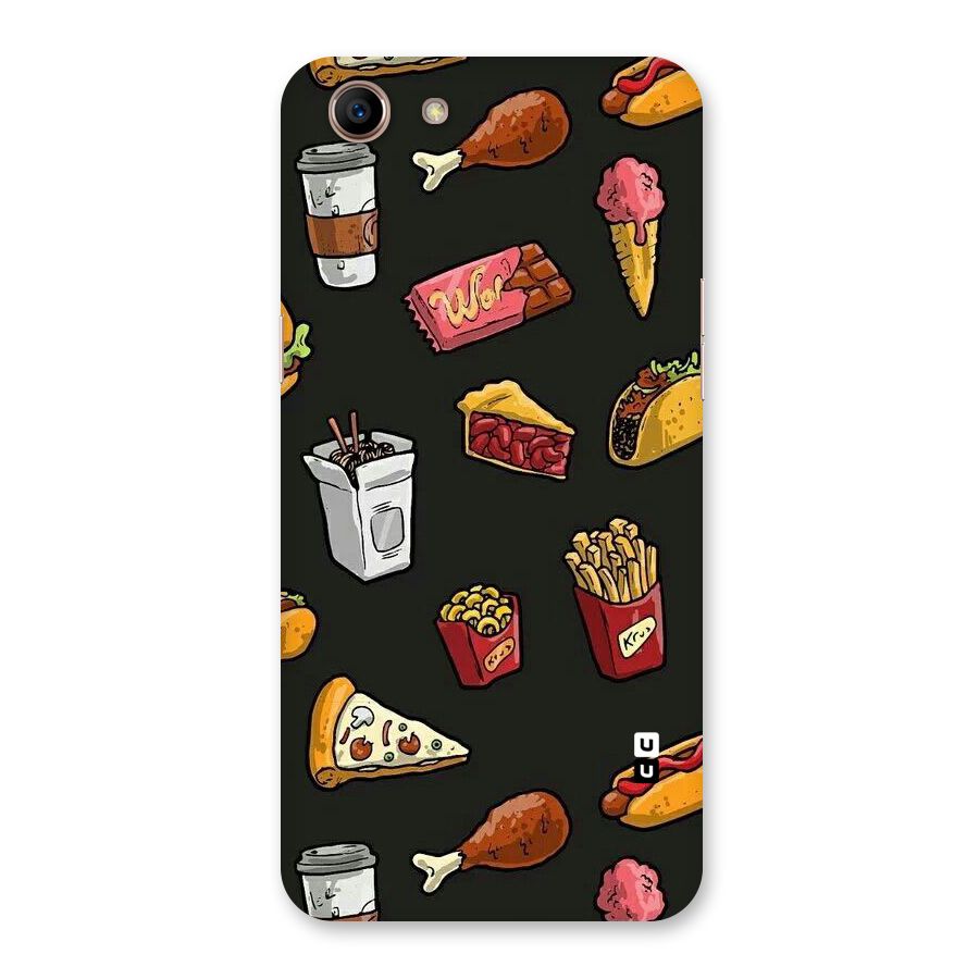 Foodie Pattern Back Case for Oppo A83 (2018)