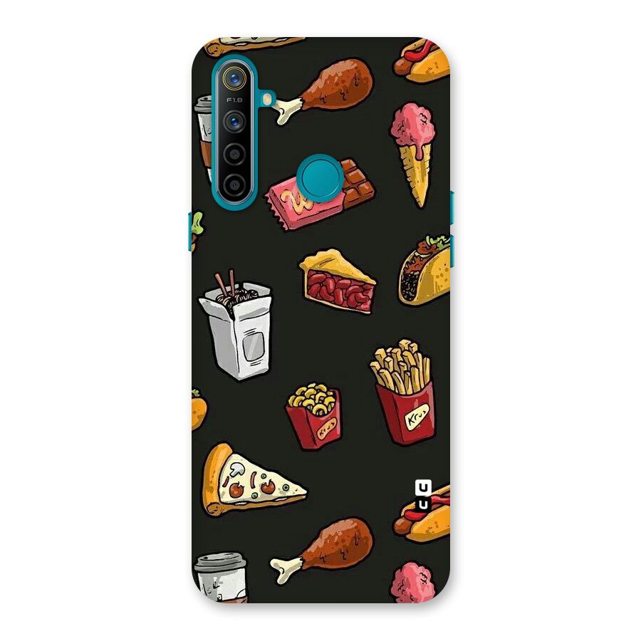 Foodie Pattern Back Case for Realme 5i