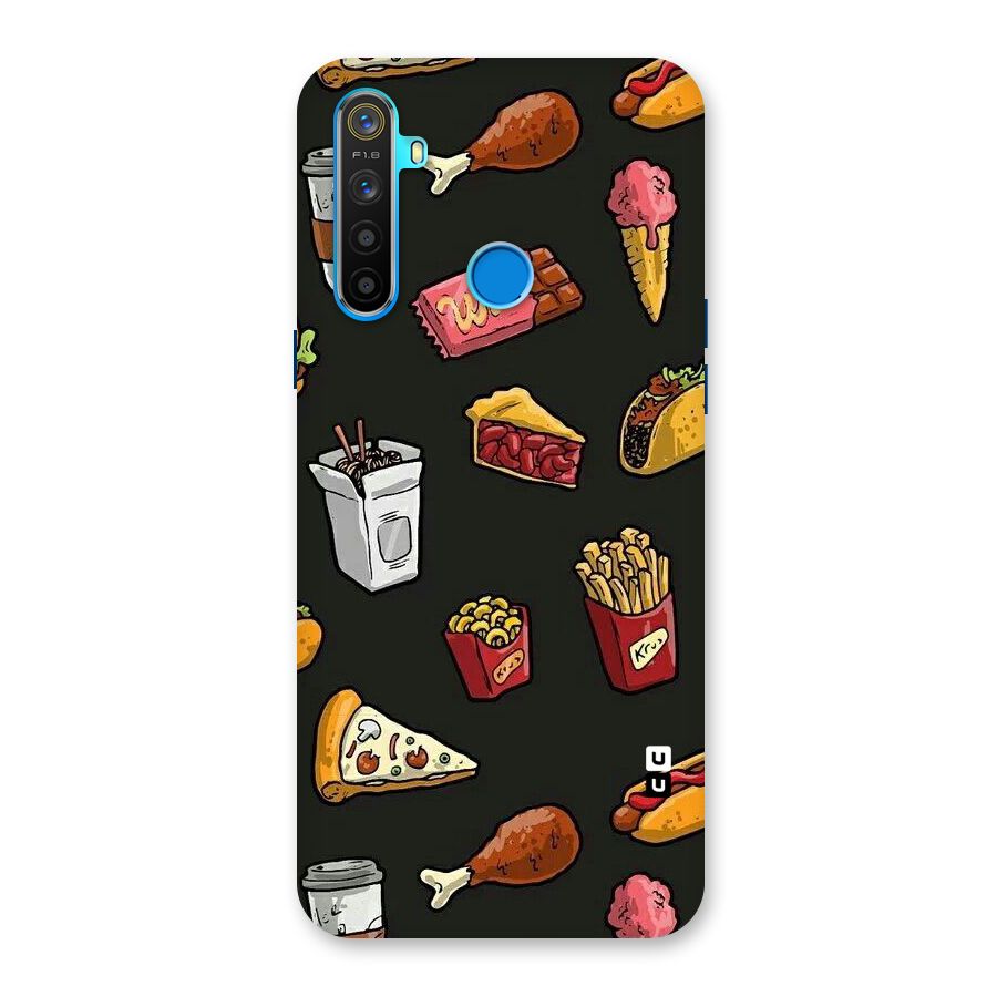 Foodie Pattern Back Case for Realme 5s