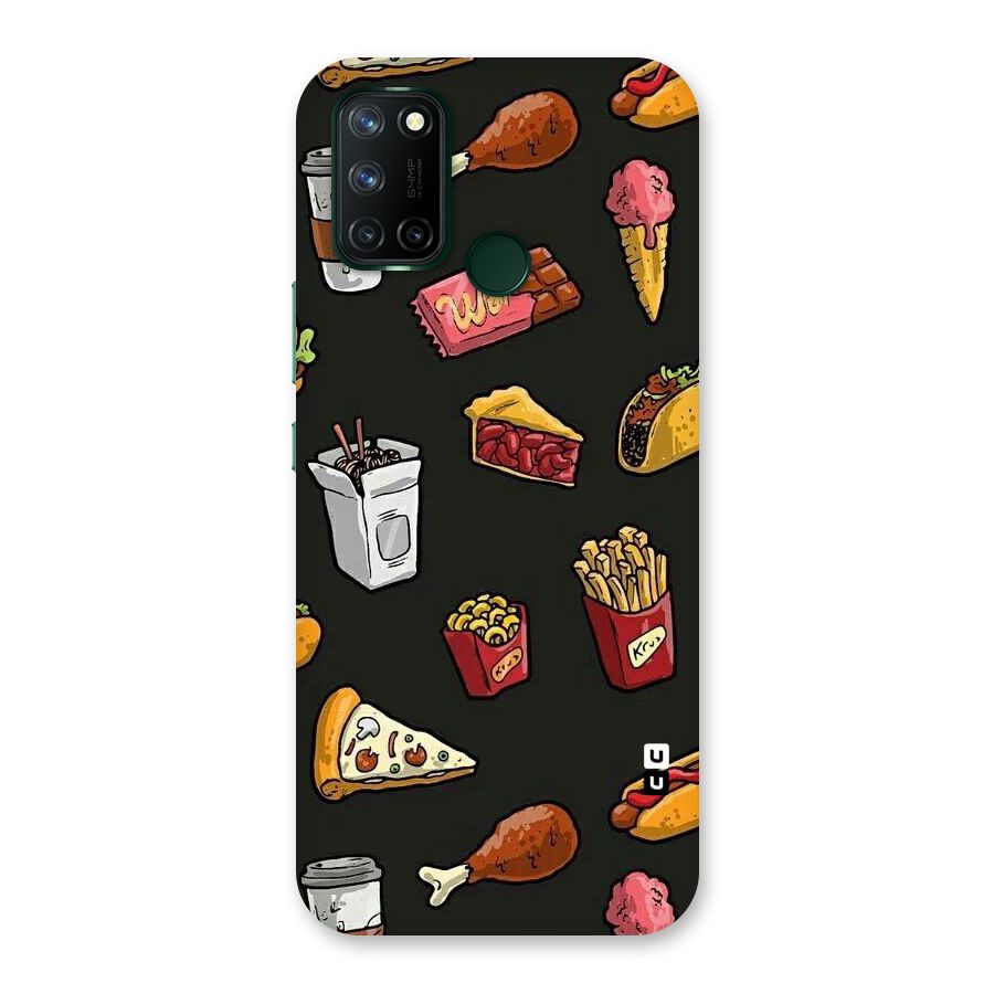 Foodie Pattern Back Case for Realme 7i