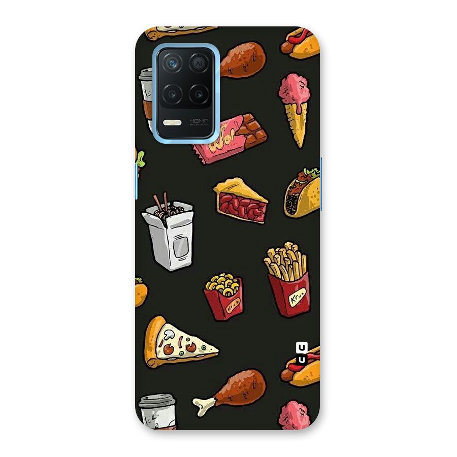 Foodie Pattern Back Case for Realme 8 5G