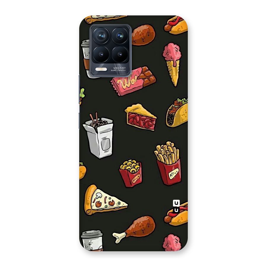 Foodie Pattern Back Case for Realme 8 Pro