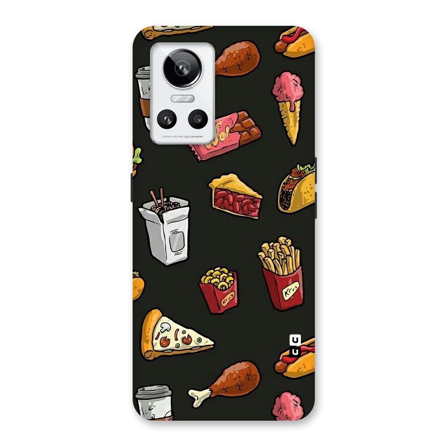 Foodie Pattern Back Case for Realme GT Neo 3