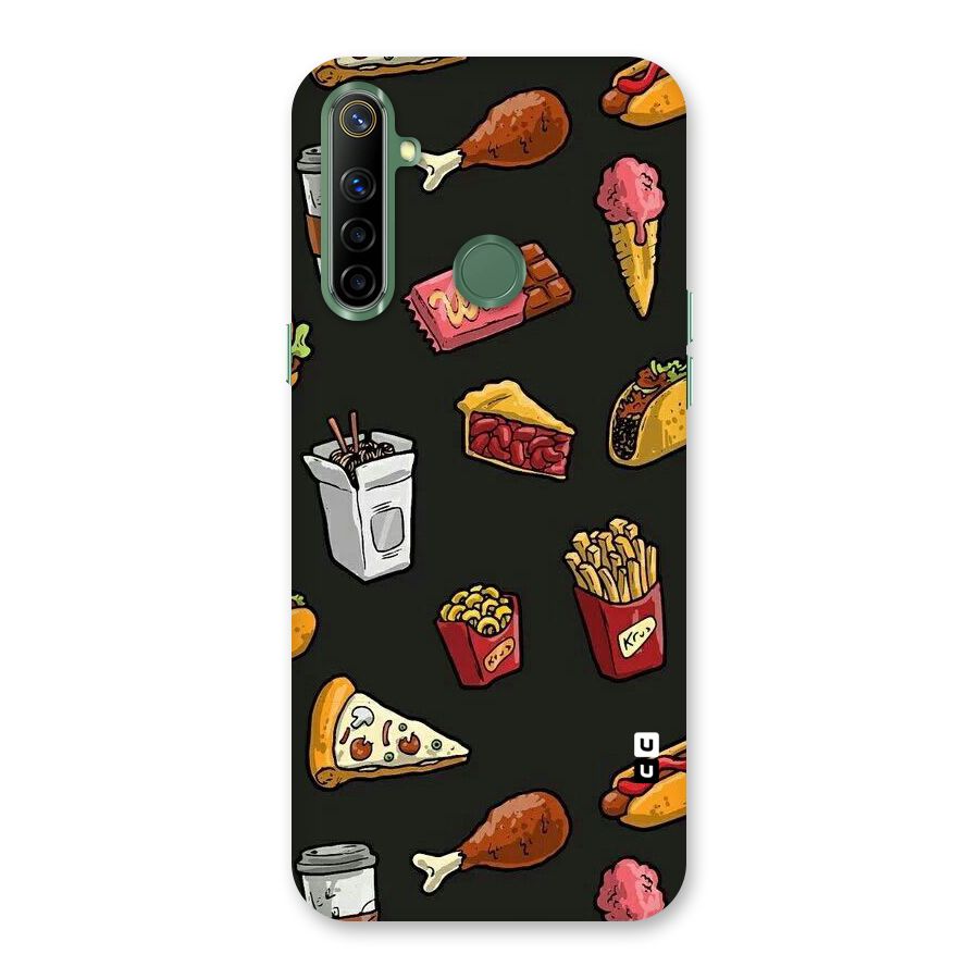 Foodie Pattern Back Case for Realme Narzo 10