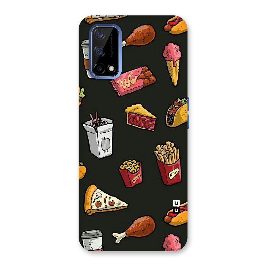 Foodie Pattern Back Case for Realme Narzo 30 Pro