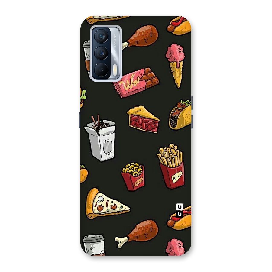 Foodie Pattern Back Case for Realme X7