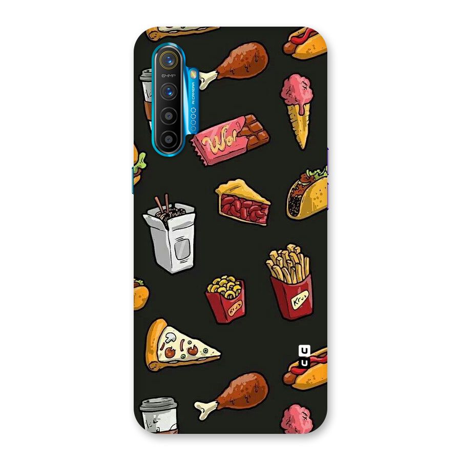 Foodie Pattern Back Case for Realme XT