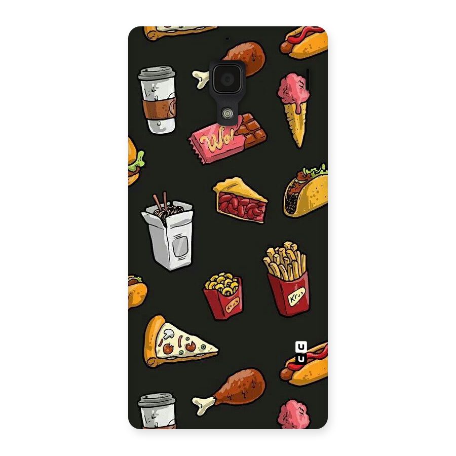 Foodie Pattern Back Case for Redmi 1S